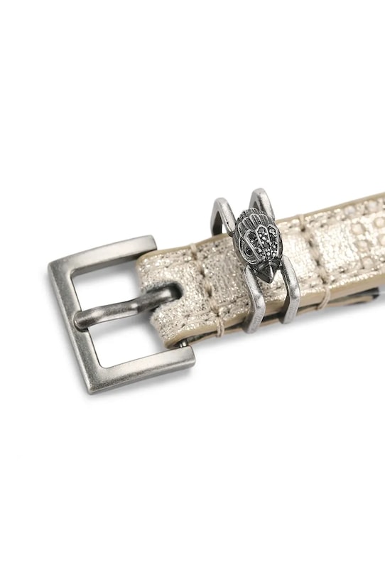 Akcesoria Kurt Geiger London pasek skórzany Shoreditch 5410461609 złoty