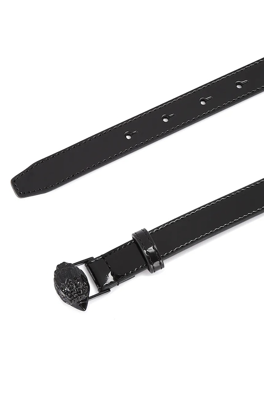 Kurt Geiger London pasek skórzany 5255800309 czarny SS26