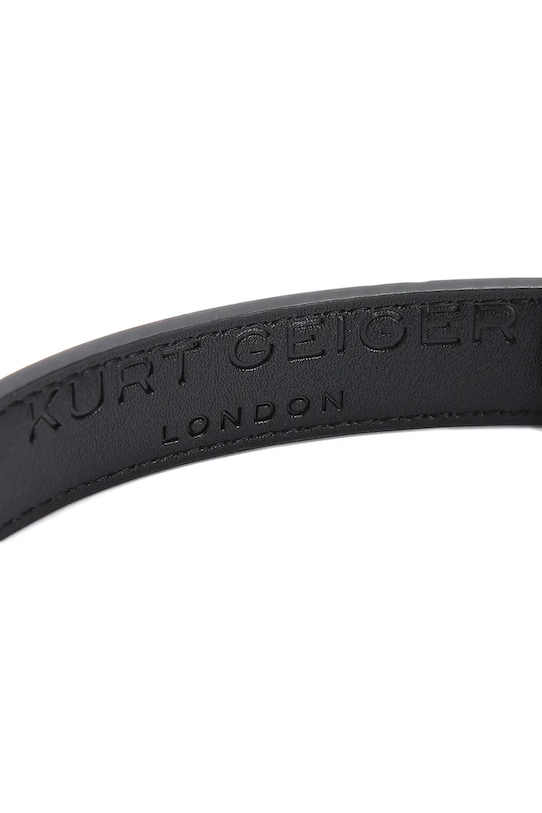 Kurt Geiger London pasek skórzany czarny 5255800309