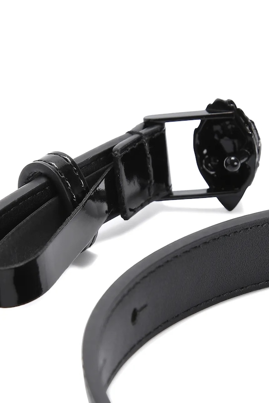 Kurt Geiger London pasek skórzany 5255800309 czarny