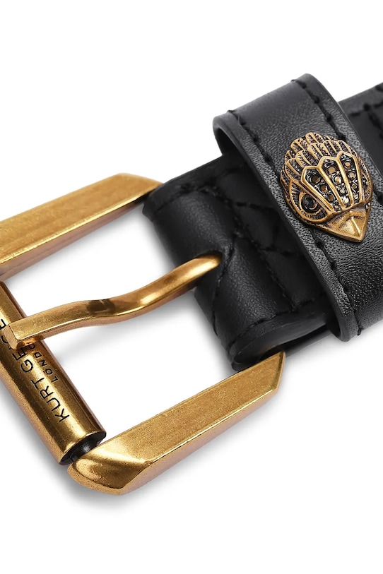 Akcesoria Kurt Geiger London pasek skórzany Kensington 5256100109 czarny