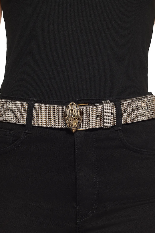 Kurt Geiger London pasek Kensington 5256261609 złoty