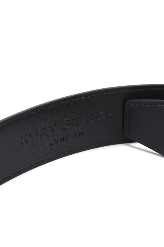 Kurt Geiger London pasek Kensington czarny 5412200609