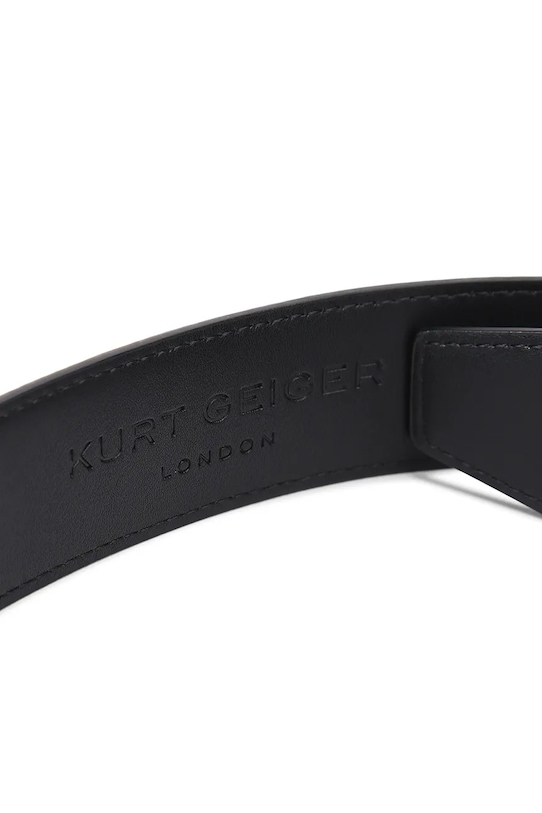 Kurt Geiger London pasek Kensington czarny 5412200609