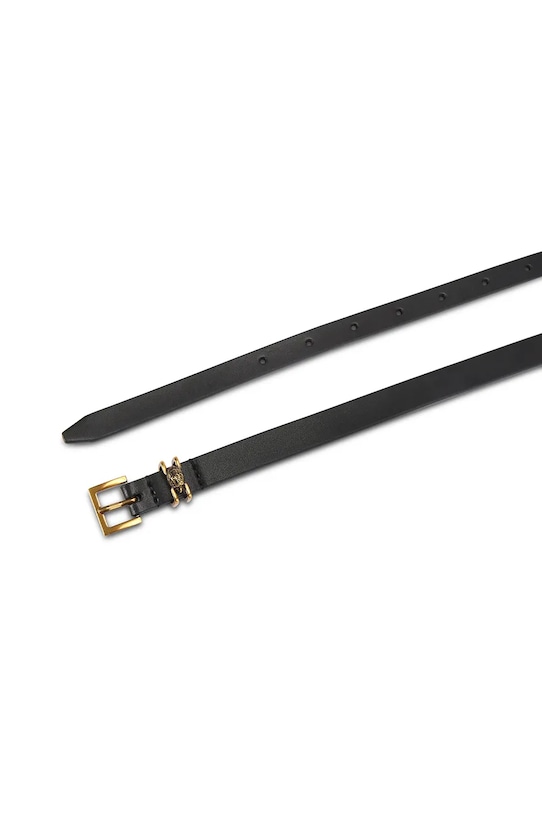 Kurt Geiger London pasek skórzany Shoreditch 5412300109 czarny SS26