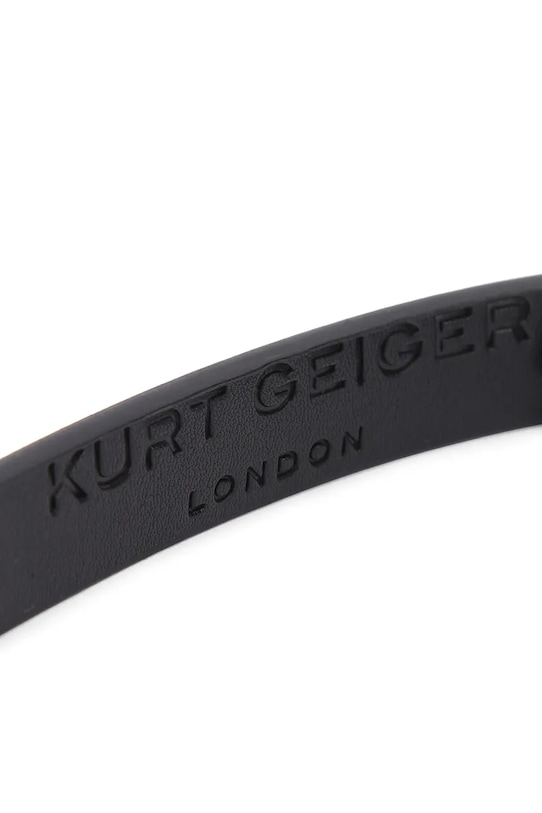 Kurt Geiger London pasek skórzany Shoreditch czarny 5412300109