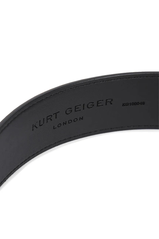 Kurt Geiger London pasek skórzany Shoreditch czarny 5410900309