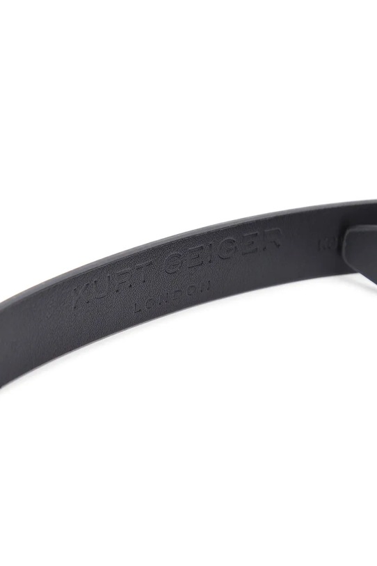 Kurt Geiger London pasek skórzany Mayfair czarny 5257600109