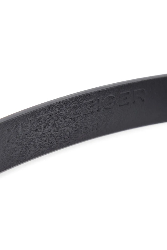 Kurt Geiger London pasek skórzany Mayfair czarny 5257600109