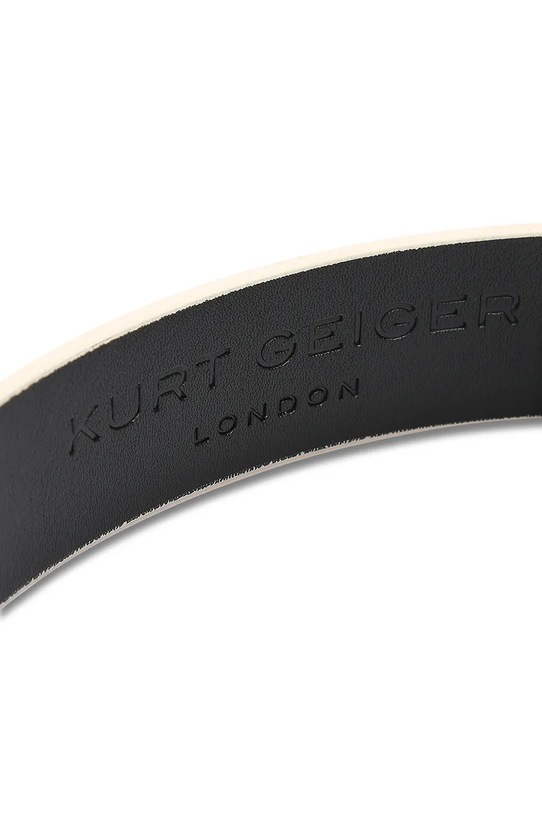 Kurt Geiger London pasek skórzany Mayfair beżowy 5257841109