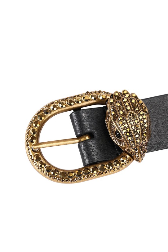 Akcesoria Kurt Geiger London pasek skórzany Mayfair 5257800109 czarny