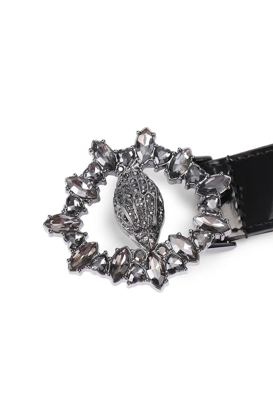 Akcesoria Kurt Geiger London pasek skórzany Chelsea 5412500309 czarny