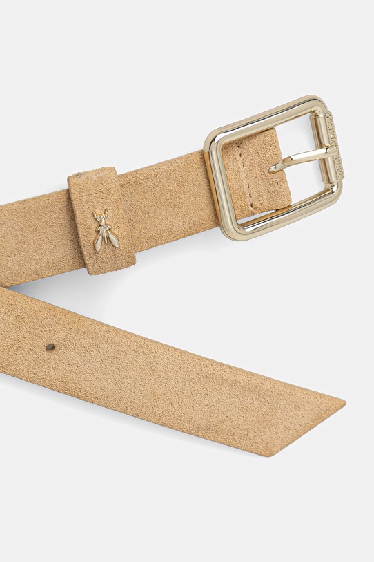 Patrizia Pepe pasek zamszowy 8W6408.L152 beżowy SS26