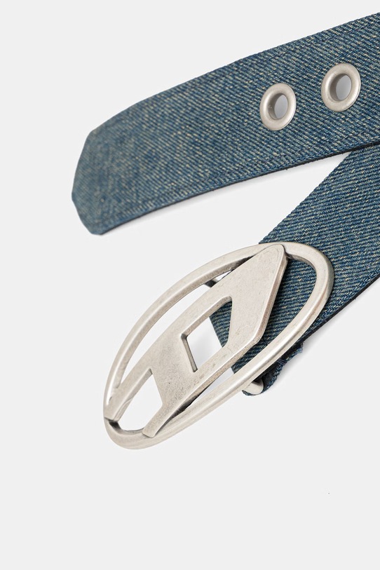 Diesel pasek damski OVAL D-LOGO B-1DR X10547.P1730 niebieski SS26