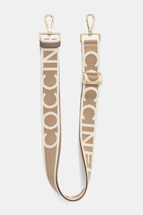 Coccinelle pasek do torebki E3.M21.68.25.23 beżowy SS26