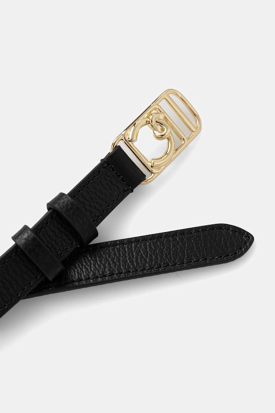 Coccinelle pasek skórzany E3.SSL.11.34.01 czarny SS26