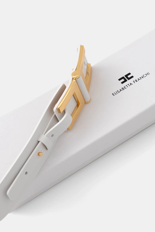Akcesoria Elisabetta Franchi pasek CT50S61E2 biały