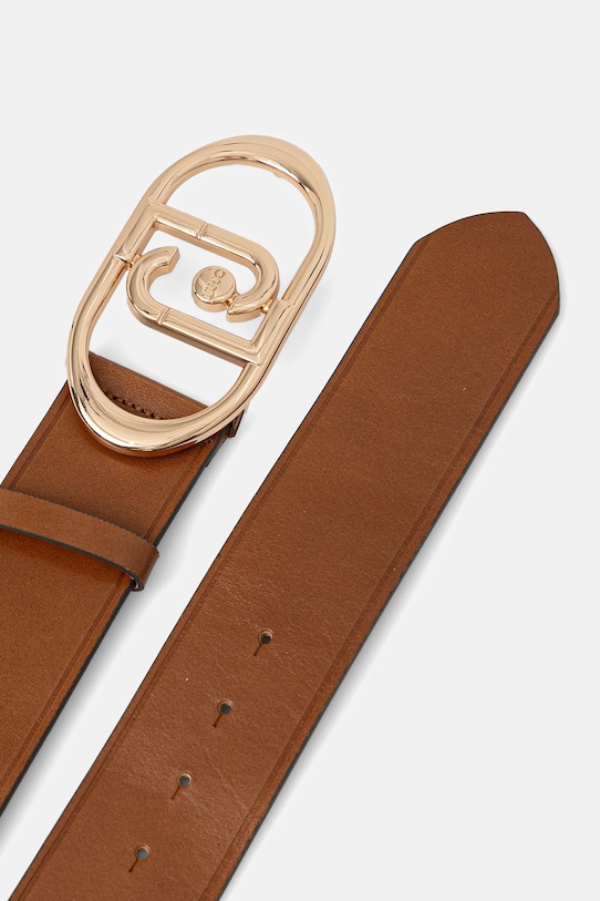 Liu Jo pasek skórzany AA6232.P0415 brązowy SS26