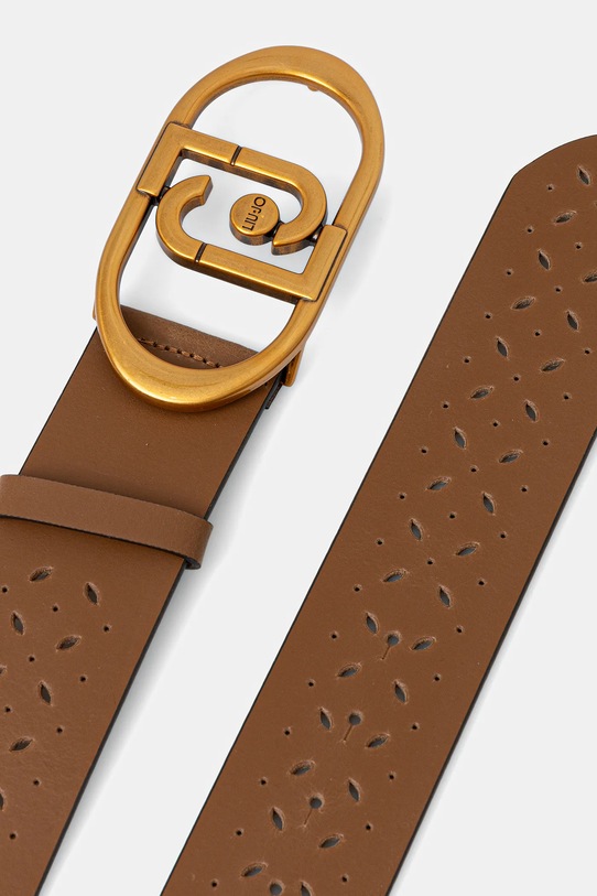 Liu Jo pasek skórzany AA6233.P0416 brązowy SS26