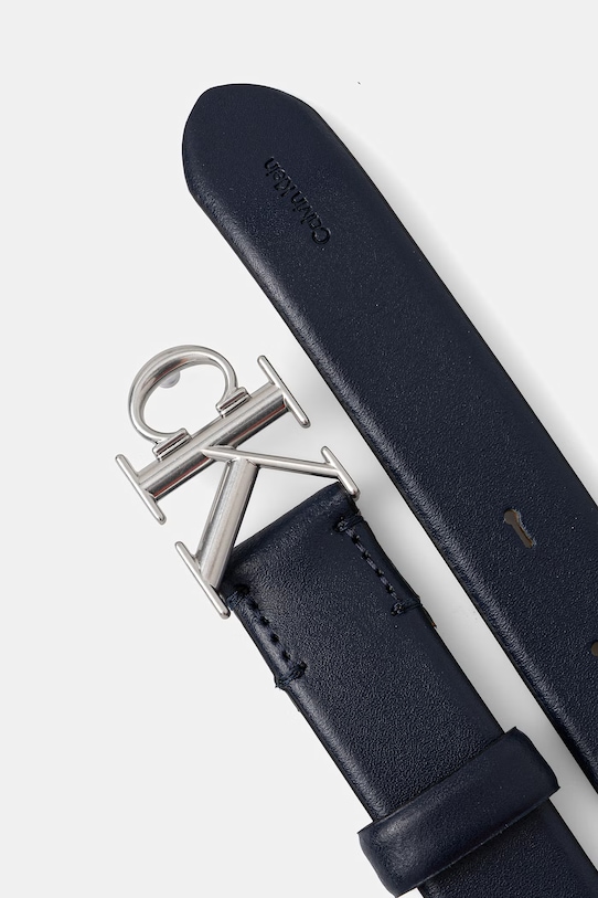 Calvin Klein pasek damski skórzany LV04F7074G niebieski SS26