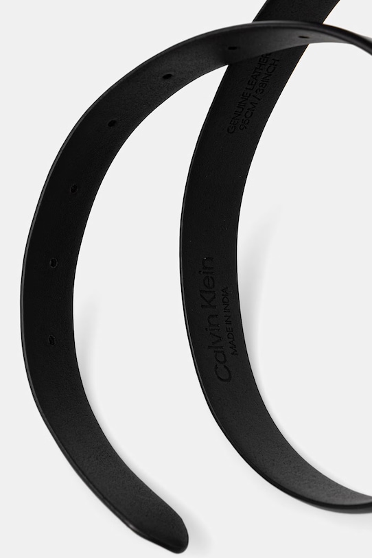 Calvin Klein ζώνη γυναικεία δερμάτινη LV04F7100G μαύρο SS26