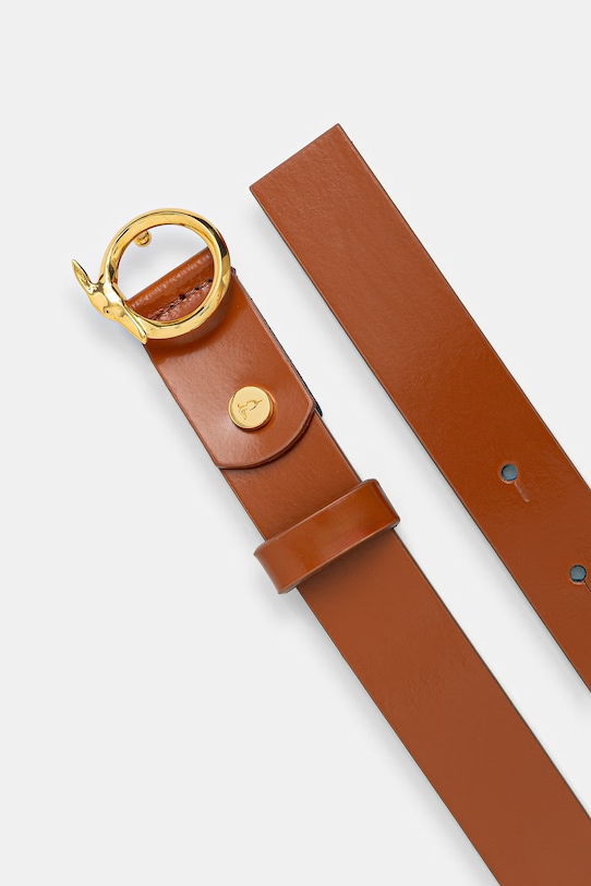 Trussardi pasek skórzany B351B000045N brązowy SS26