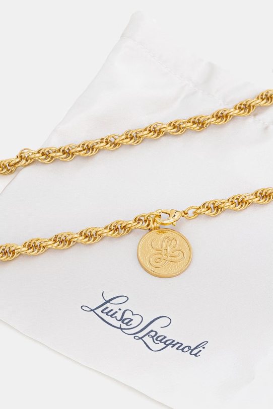 Akcesoria Luisa Spagnoli pasek Damigella 543033 złoty