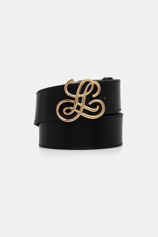 Luisa Spagnoli pasek skórzany Danville czarny 542999