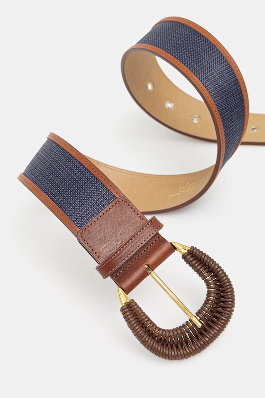 Luisa Spagnoli pasek damski Denari 542972 granatowy SS26