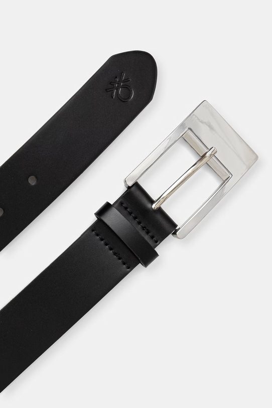 United Colors of Benetton pasek damski 6NPGVL002 czarny SS26