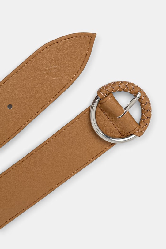 United Colors of Benetton pasek damski 6O2TVL008 brązowy SS26
