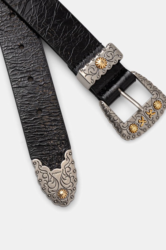 Pinko opasok dámsky kožený 106692.A315 čierna SS26