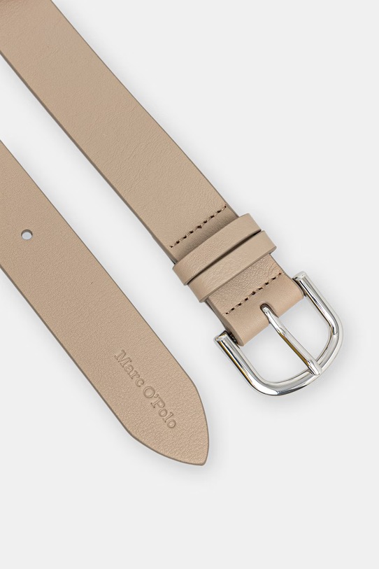Marc O'Polo pasek damski skórzany 5000011515 beżowy SS26