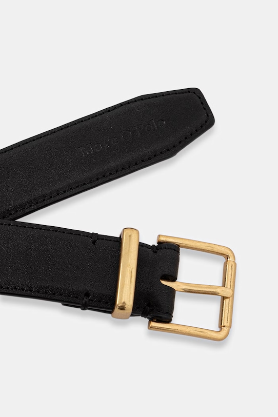 Marc O'Polo curea de damă din piele 5000011527 negru SS26