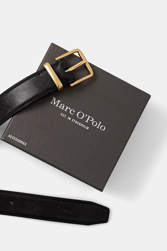 Accesorii Marc O'Polo curea de damă din piele 5000011527 negru