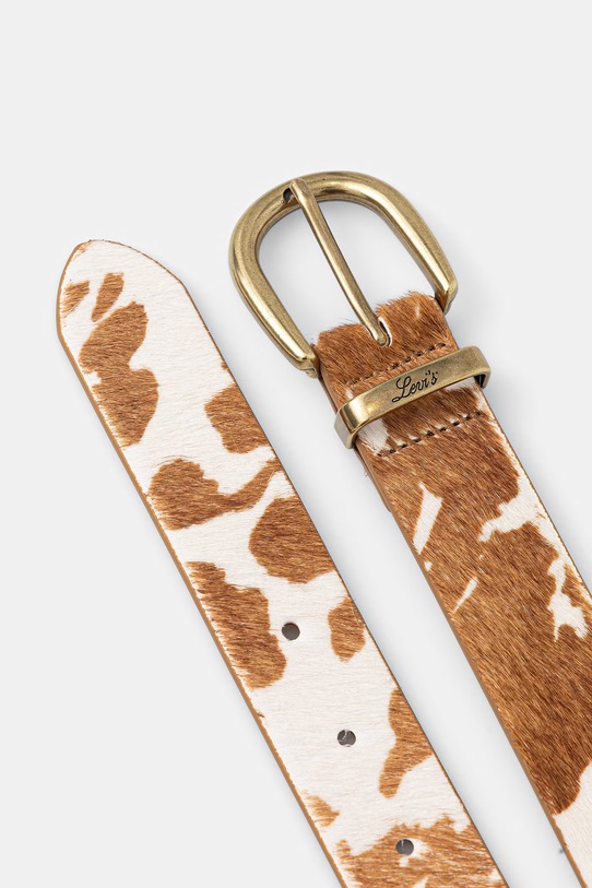 Levi's pasek skórzany WOMEN'S PHOEBE 000IH brązowy SS26