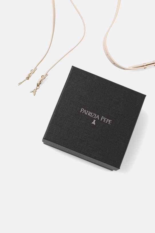 Patrizia Pepe pasek damski skórzany beżowy 2W0030.L048