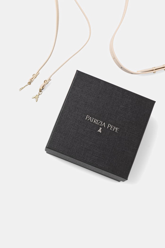 Patrizia Pepe pasek damski skórzany beżowy 2W0030.L048