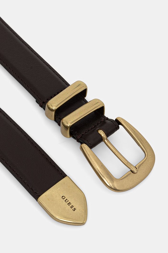 Guess pasek skórzany BW9282.P5430 brązowy SS26