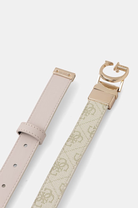 Doplnky Guess obojstranný dámsky opasok LEONA BW9349.P6225 zelená