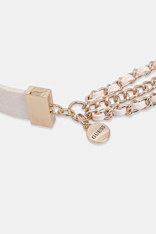 Guess pasek damski LIBBY BW9353.P6225 beżowy SS26