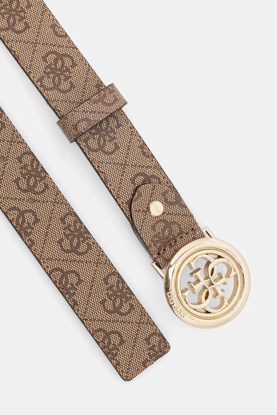 Guess pasek JANIE BW9357.P6230 beżowy SS26