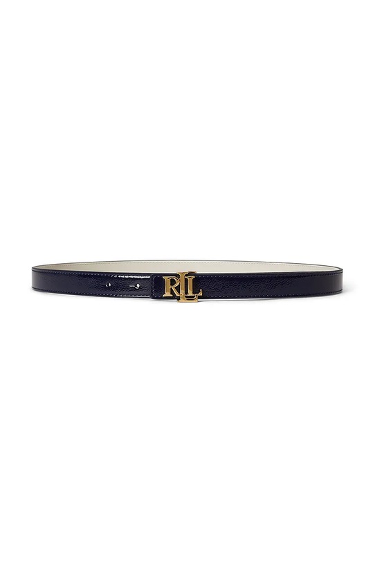 Lauren Ralph Lauren curea reversibilă pentru femei, din piele bleumarin 412P10210