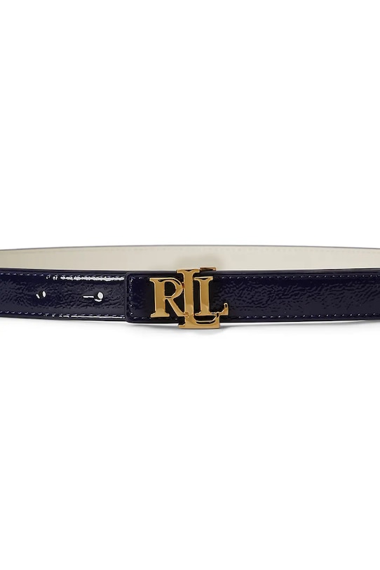Аксесуари Lauren Ralph Lauren двосторонній ремінь жіночий шкіряний 412P10210 темно-синій
