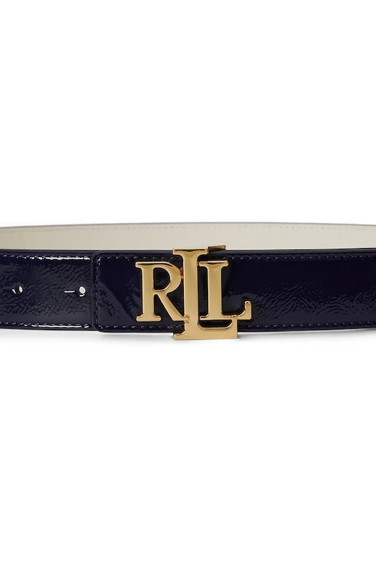 Akcesoria Lauren Ralph Lauren pasek dwustronny damski skórzany 412P10211 granatowy