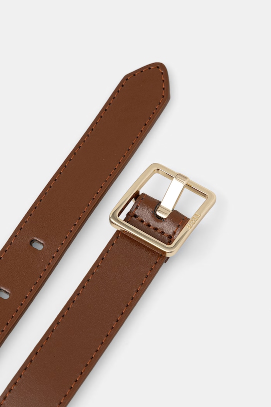 Kožený pásek BOSS Eleri-G 50559698 hnědá SS26