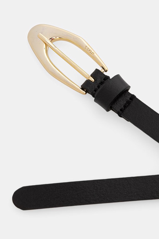 BOSS opasok dámsky kožený Lola-G 50563787 čierna SS26