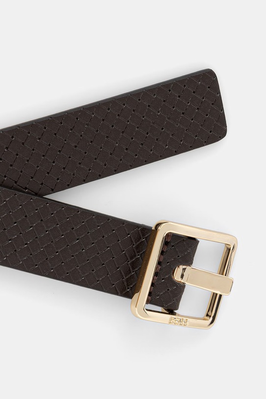 BOSS pasek damski skórzany 50563801 brązowy SS26