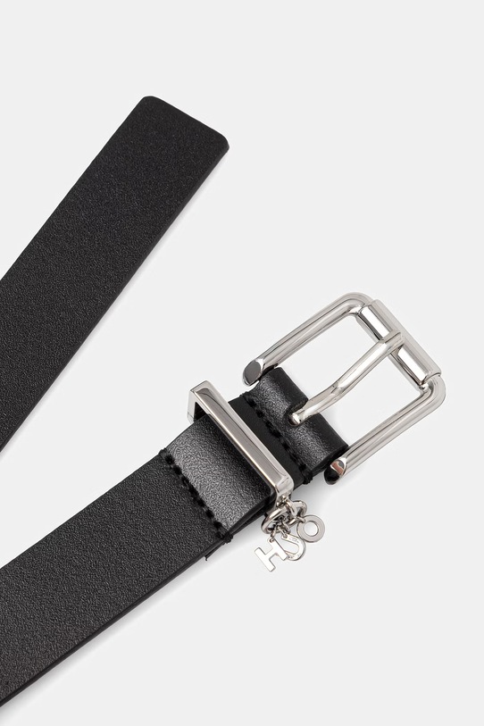 Кожен колан HUGO Palm-charm_Sz25 50563533 черен SS26