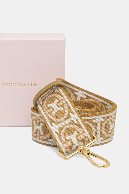 Coccinelle pasek do torebki zielony E3.N24.68.25.23